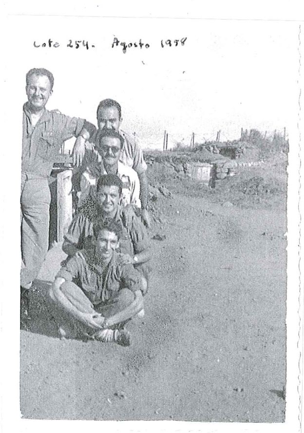 Agosto de 1958. Fotografía original de la campaña de Ifni y el Sáhara español, 1958-1959, Batallón Expedicionario Tetuán XIV.