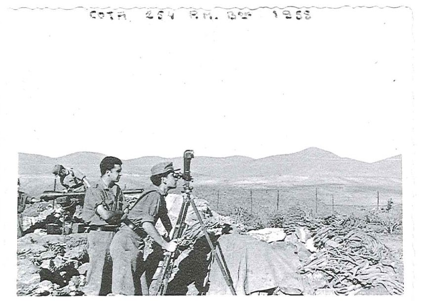 Cota 254. Fotografía original de la campaña de Ifni y el Sáhara español, 1958-1959, Batallón Expedicionario Tetuán XIV.