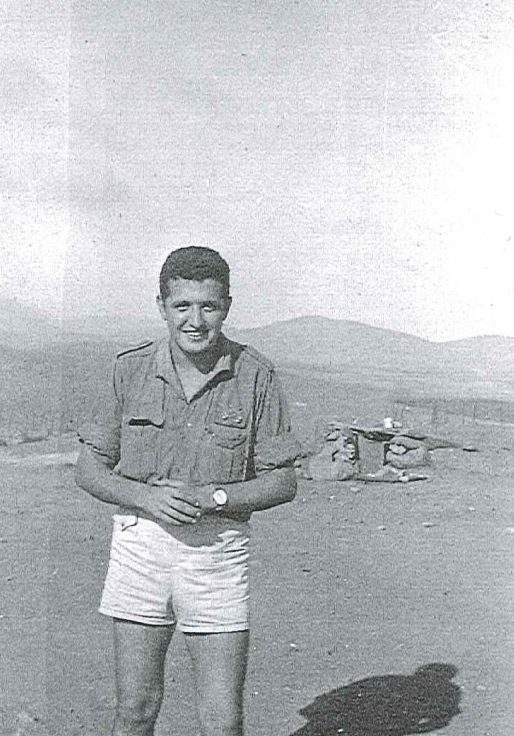Expedicionario. Fotografía original de la campaña de Ifni y el Sáhara español, 1958-1959, Batallón Expedicionario Tetuán XIV.