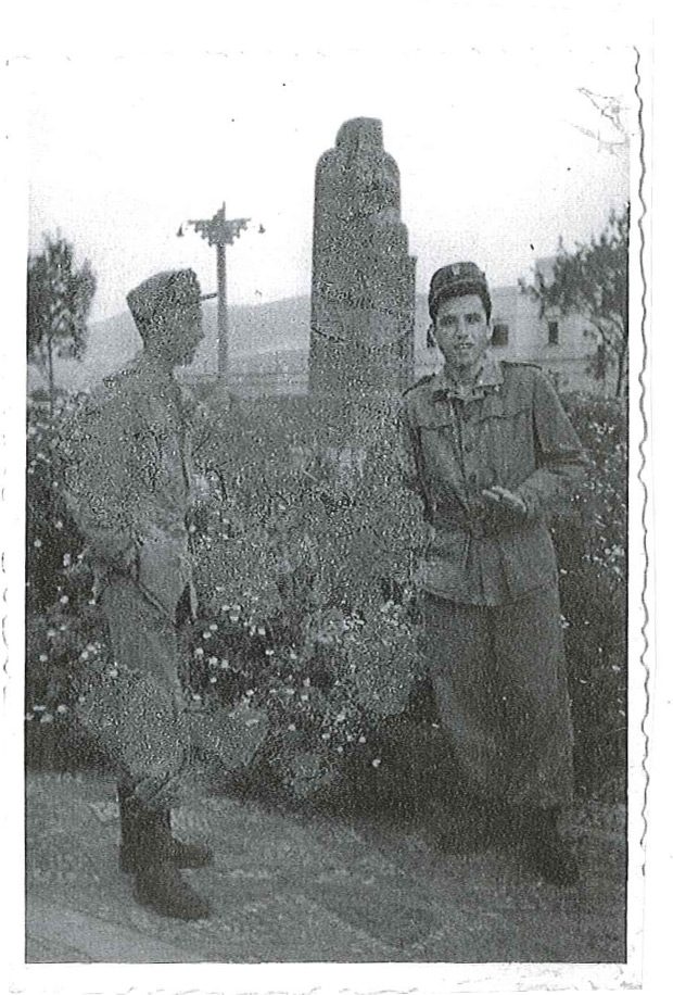 Los jardines. Fotografía original de la campaña de Ifni y el Sáhara español, 1958-1959, Batallón Expedicionario Tetuán XIV.